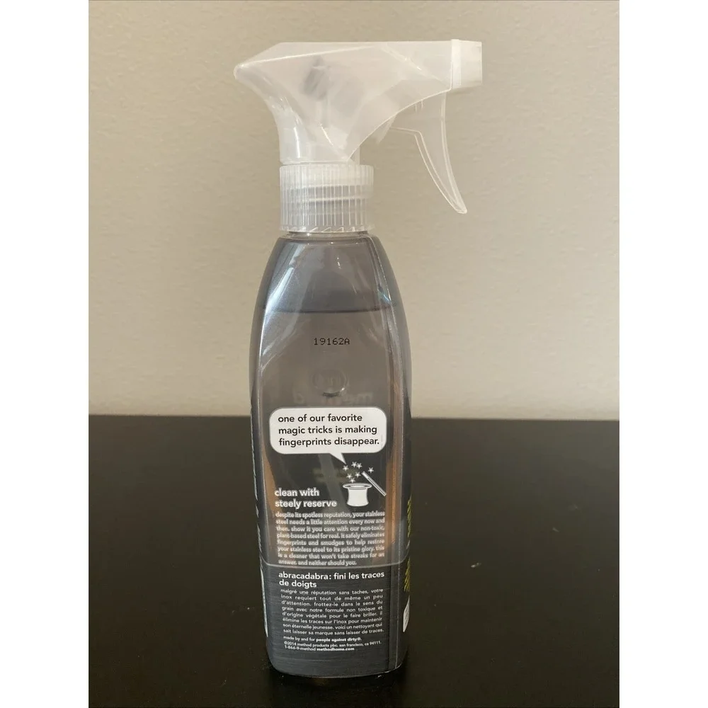 METHOD Steel For Real Stainless Steel Cleaner‎ Apple Orchard Non Toxic